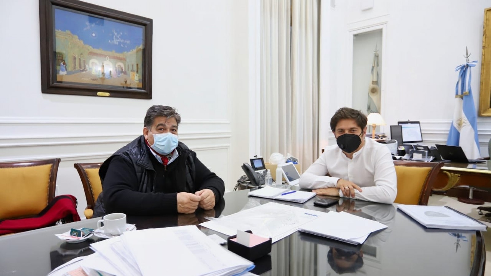 Ishii se reunió en La Plata con Kicillof